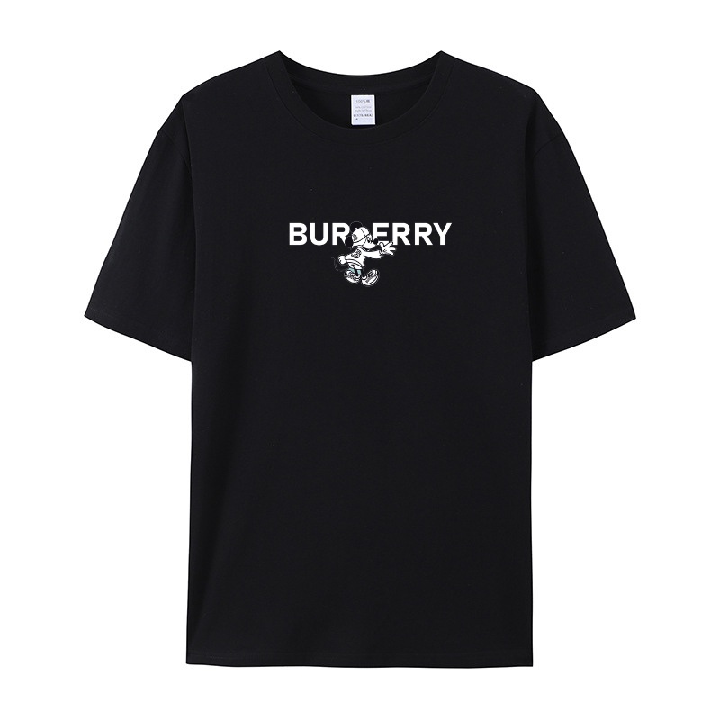 Áo thun tay lỡ Nam Nữ form rộng in Burberry Mickey phiên bản Premium 100% cotton cao cấp