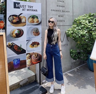 ÁO CROPTOP CỔ LỌ