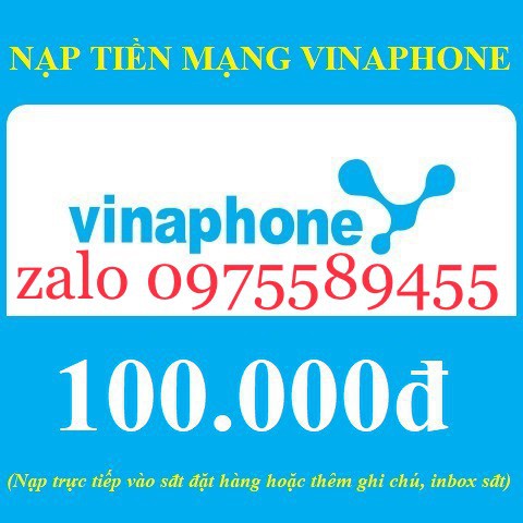 thẻ vinaphone 100000