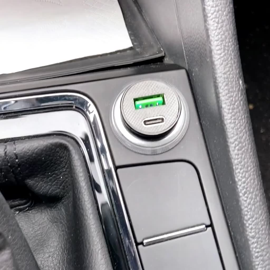 Tẩu sạc ô tô siêu nhanh 2 cổng 30w pd qc3.1 5a chống cháy nổ có led quick charge 3.1 xe hơi | BigBuy360 - bigbuy360.vn