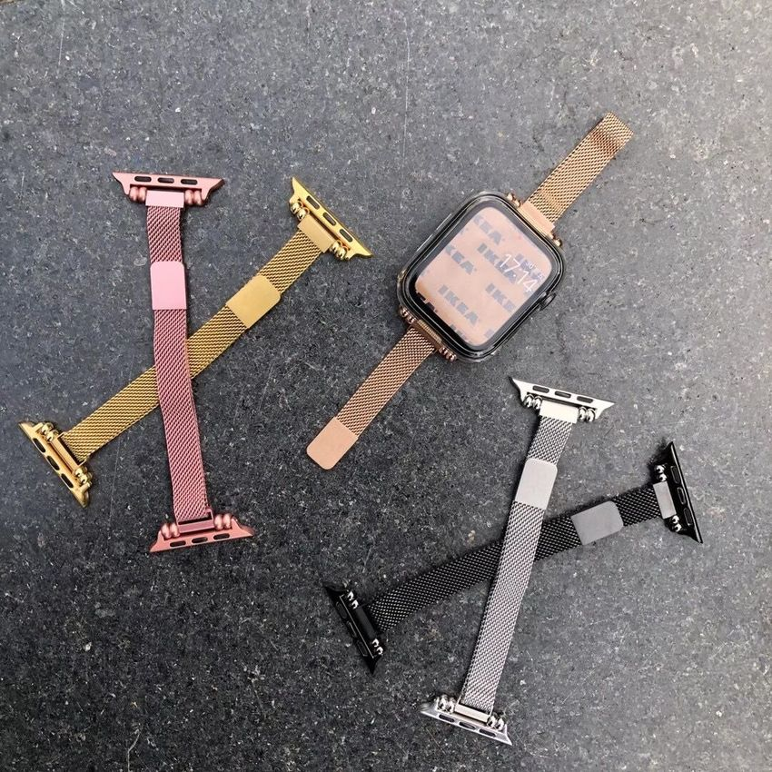 Dây Đeo Bằng Thép Không Gỉ Cho Đồng Hồ Apple Watch 44 38 40 42 mm 44mm 40mm