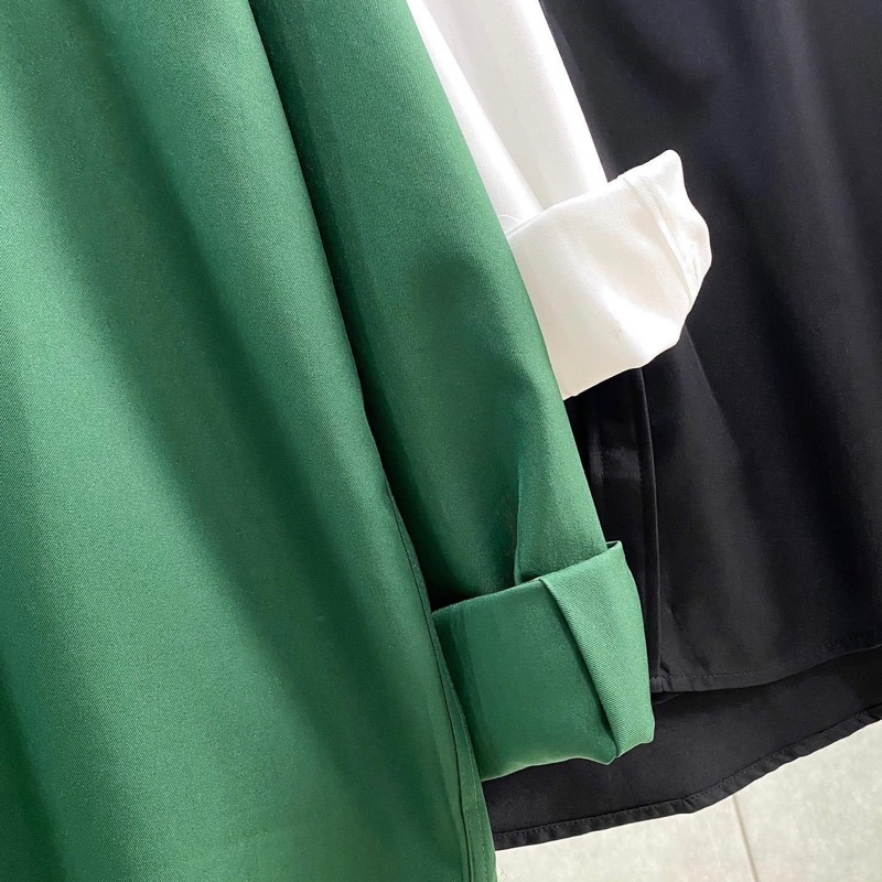 Áo Sơmi Dài Tay BASIC Form suông Phong Cách Ulzzang - 84Unisex
