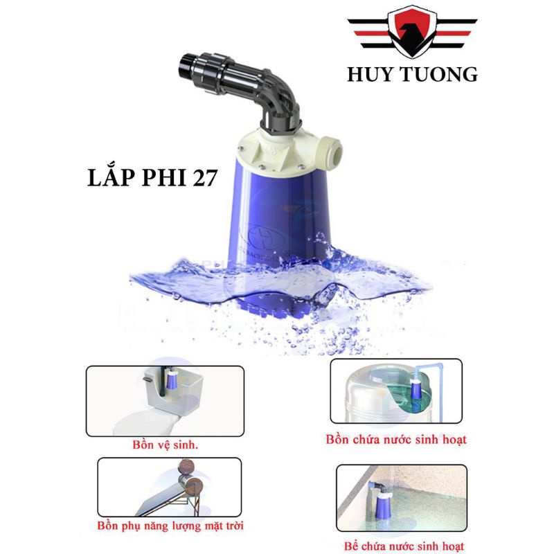 Van phao bách khoa chính hãng lắp vừa cả phi 21 và phi 27 loại tốt  bảo hành 12 tháng