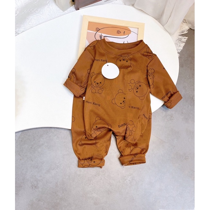 BỘ THU ĐONG MINKY MOM THUN GÂN DÀI TAY CHO BÉ