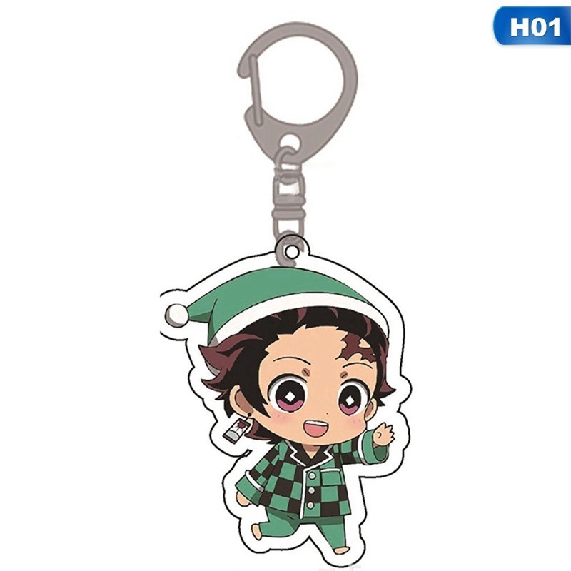 Tmdbyx Móc khóa hình nhân vật hoạt hình kimetsu No yaiba đáng yêu