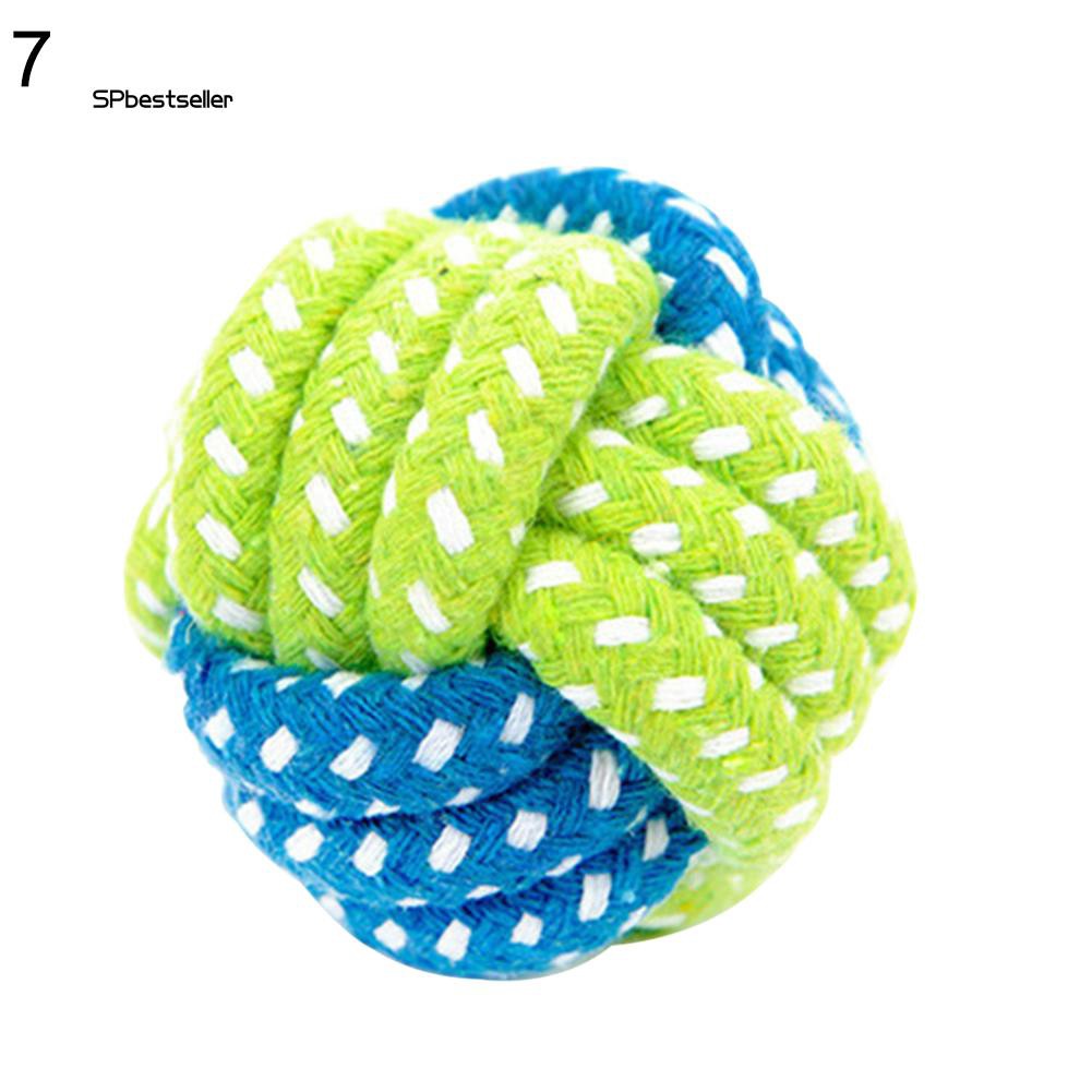 Đồ chơi dây thừng cotton gặm làm sạch răng cho thú cưng