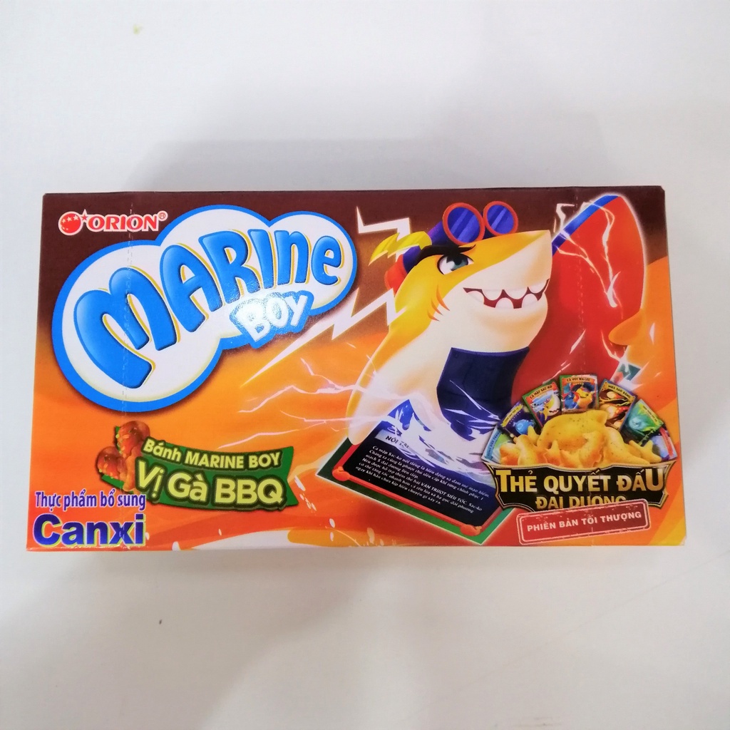 Bánh Cá Marine Boy Orion Vị Gà BBQ (Hộp 35g)