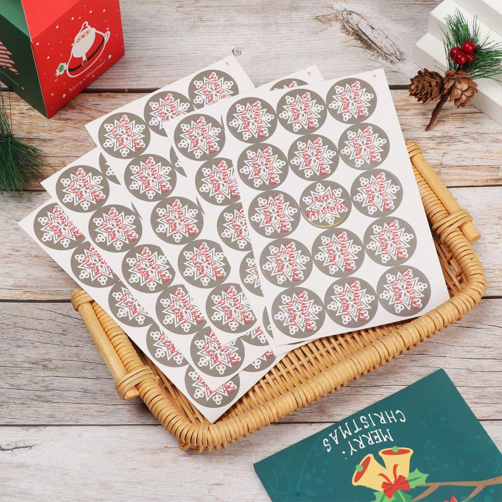 Nhãn Dán Trang Trí Túi Bánh Kẹo Giáng Sinh