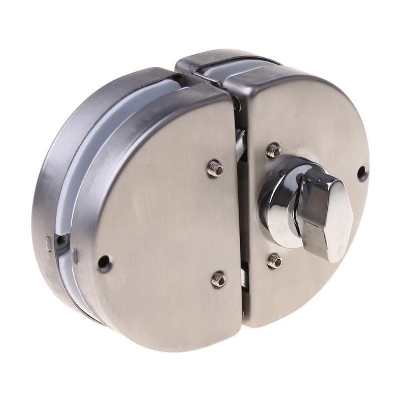 Khóa Cửa Kính Bằng Thép Không Gỉ Thiết Kế Hai Khóa Trượt Tiện Dụng