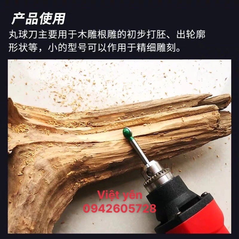 Bộ sản phẩm  mũi  đào hợp  kim  tạo lũa