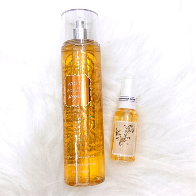 [𝐌Ẫ𝐔 𝐓𝐇Ử 𝟏𝟎𝐌𝐋] Xịt thơm nước hoa Bath & Body Works - Warm Vanilla Sugar ＢＡＴＨ-ＢＯＤＹＭＩＳＴ