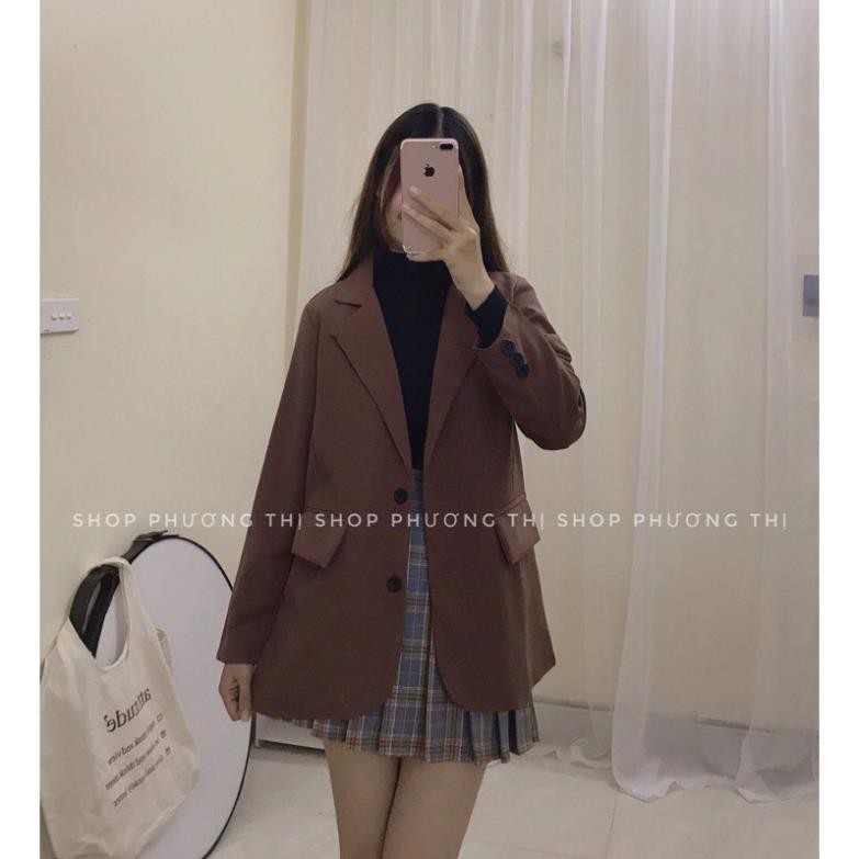 Áo blazer 2 lớp - áo vest nữ dáng rộng phong cách Hàn Quốc 2021 (hình shop chụp/sẵn) MOONMY | BigBuy360 - bigbuy360.vn
