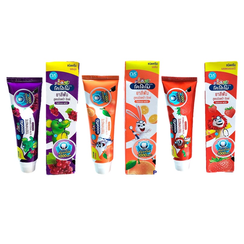 Kem Đánh Răng Kodomo Cho Bé Thái Lan 65gr