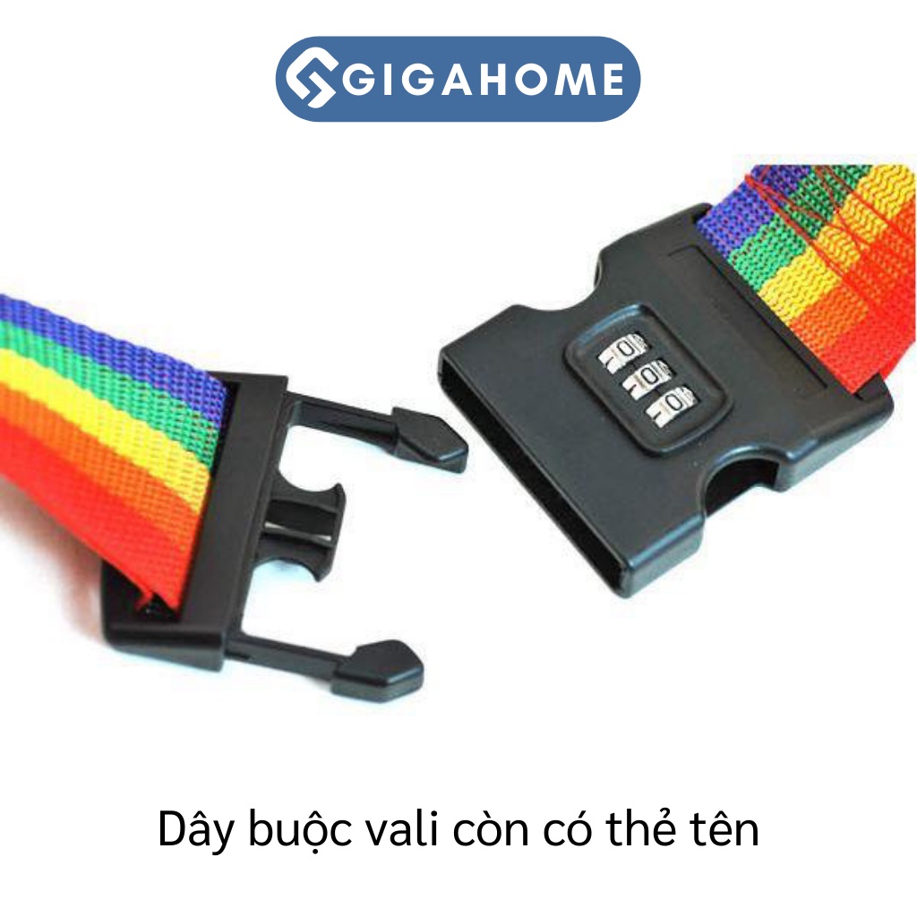 Dây Đai Vali GIGAHOME Có Khóa Mã Số Chống Trộm 5cmx2m 3644