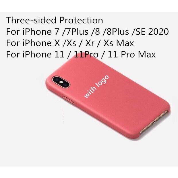 HOCE Ốp Điện Thoại Da PU Có Logo Cho iPhone13 12 11 14 Pro Max 12 Pro 13mini X XS Max XR SE 7 8 14Plus