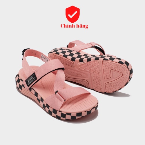 [Chính hãng]Shondo Giày  F7 Racing caro hồng F7C7070 - phiên bản năng động cá tính