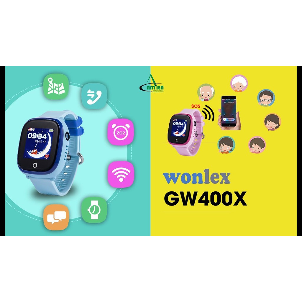 Đồng hồ định vị GPS Wonlex GW400X, hỗ trợ camera, kháng nước IP67