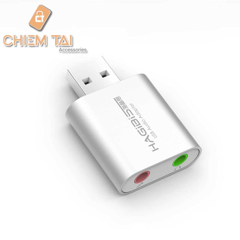 [Mã SKAMCLU9 giảm 10% đơn 100K] Đầu chuyển đổi âm thanh USB Hagibis MA11