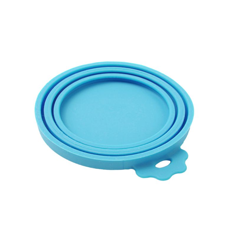 Nắp Đậy Lon Nước Rửa Chén Bằng Silicone An Toàn Cho Thú Cưng