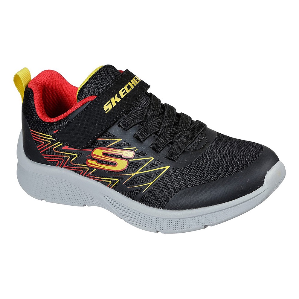 Skechers Bé Trai Giày Thể Thao Microspec - 403770L-BKRD