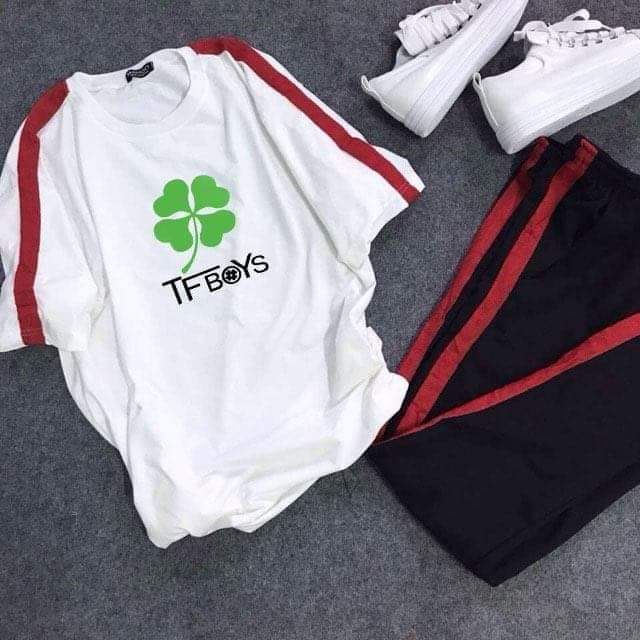 Bộ quần áo TFBOYS hàng đủ size in theo yêu cầu