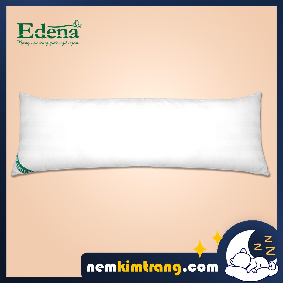 Ruột Gối Đôi Tơ Tằm 45x140 cm Edena - CHÍNH HÃNG, MỀM MẠI