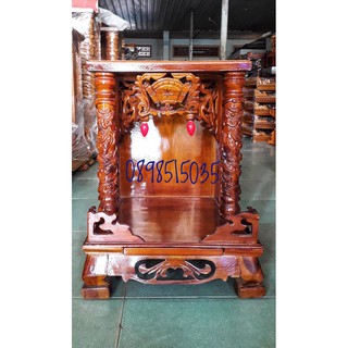 Bàn thờ thần tài ông địa gỗ Tràm