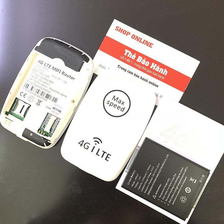 Cục Phát Wifi Max Speed Phát Mạng 4G  Sóng Wifi Di Động Từ Sim 4G Điện Thoại- Tốc Độ Cực Mạnh Chuẩn 4G LTE Pin Khủng | BigBuy360 - bigbuy360.vn