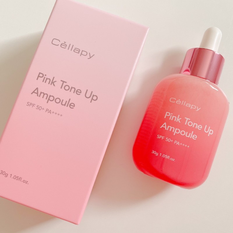 [Mã COS1904 giảm 8% đơn 300K] TINH CHẤT DƯỠNG TRẮNG CĂNG BÓNG NÂNG TONE DA CELLAPY PINK TONE UP AMPOULE