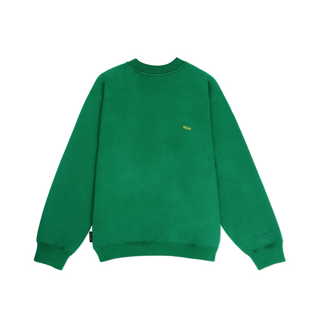 Áo Sweater Levents Funny Crocodile/ Green