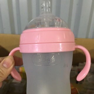 Giá rẻ nhất- bình sữa silicon baby lops siêu mềm