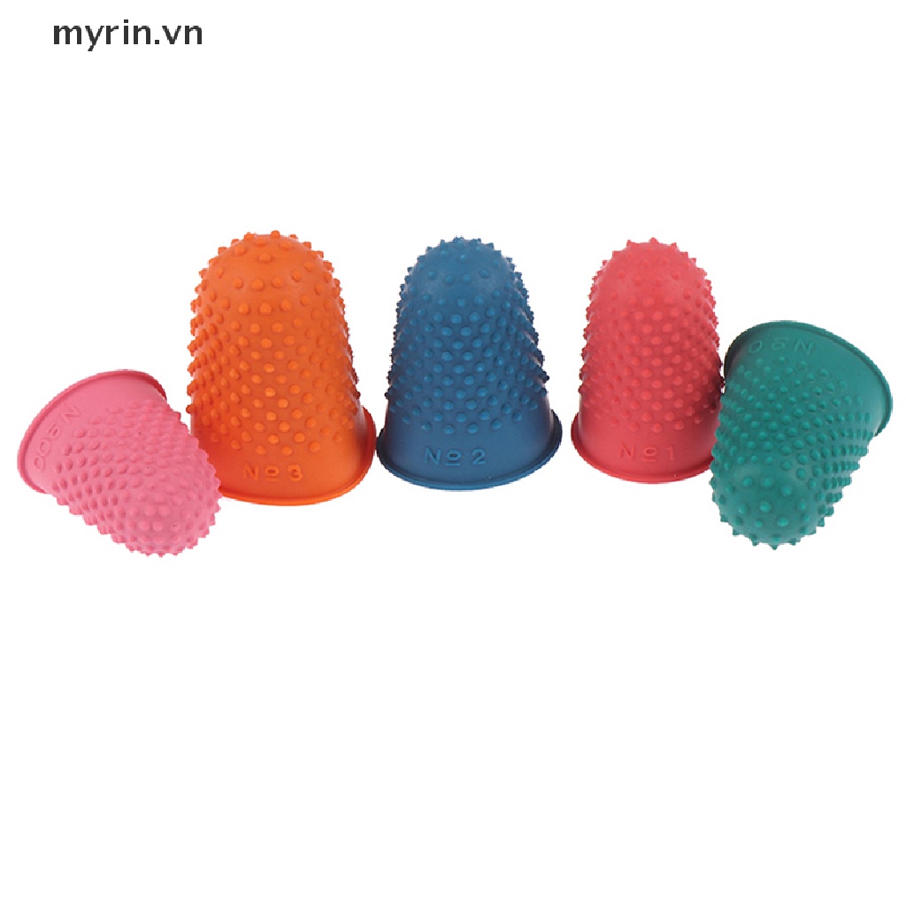 Bộ 5 Miếng Cao Su Bảo Vệ Ngón Tay Khi May Vá Thủ Công
