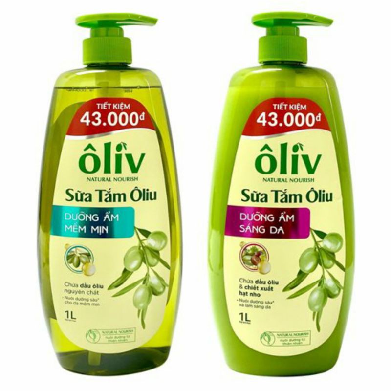 Sữa tắm oliu Oliv de Provence 650ml