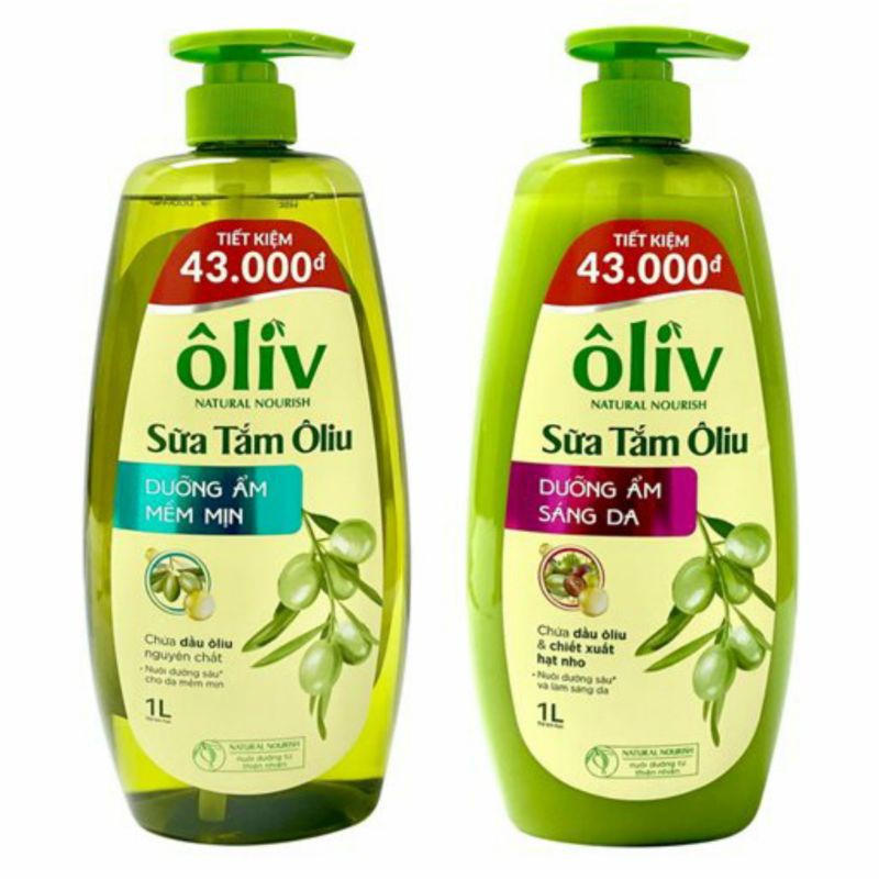 Sữa tắm oliu Oliv de Provence 650ml