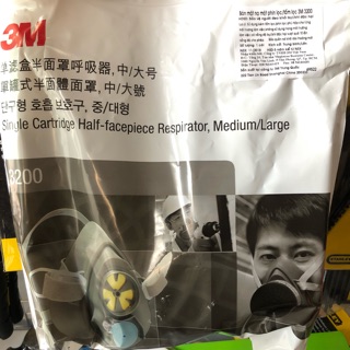 Mặt nạ phòng độc nữa mặt 3M-3200