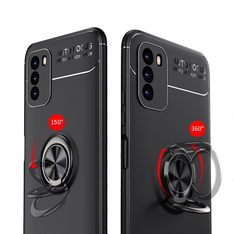 Ốp Lưng Có Nhẫn Đỡ Điện Thoại Cho Xiaomi Poco M3 Pocom3 M3