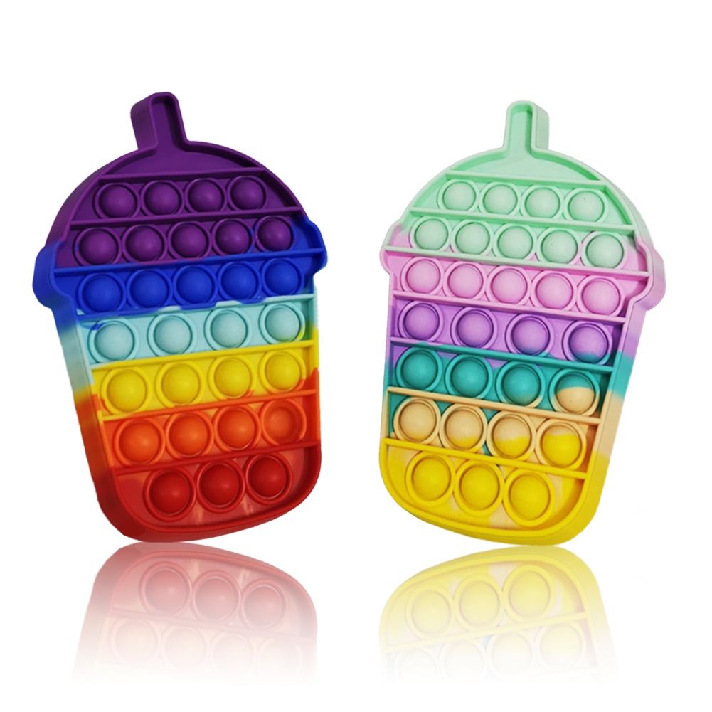 Đồ Chơi Bóp Tay Giảm Stress Hình Cây Kem Bằng Silicone