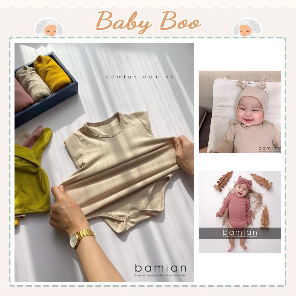 Body dài tay kèm quần dài Bamian-babyboo