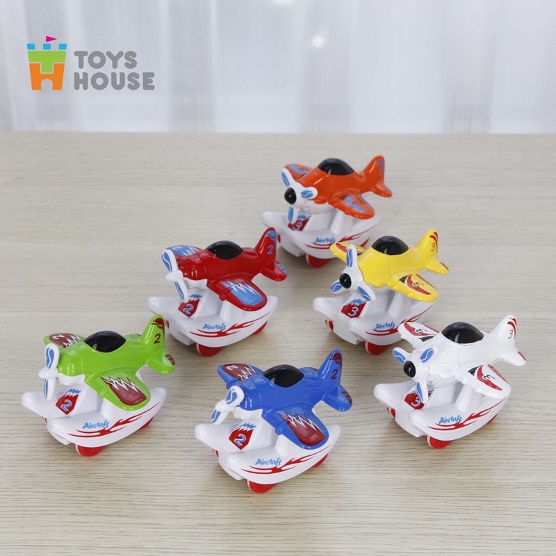 Mô hình máy bay trượt đà Toyshouse chính hãng đồ chơi nhập vai, hướng nghiệp cho bé ( đồ chơi máy bay )