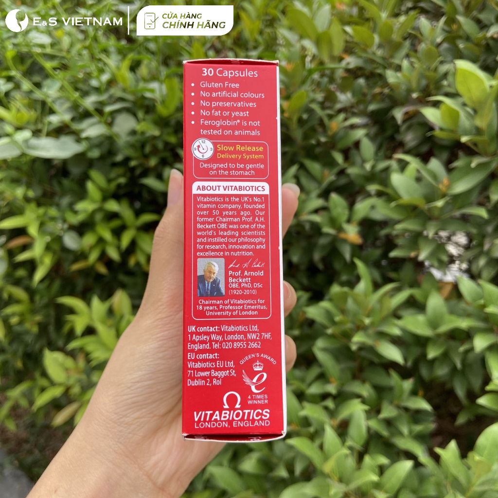 Viên uống Bổ Sung Sắt Feroglobin B12 hàng Anh cho mẹ Giúp Ngừa Thiếu Máu Bảo Vệ Sức Khỏe cho Mẹ và Thai nhi