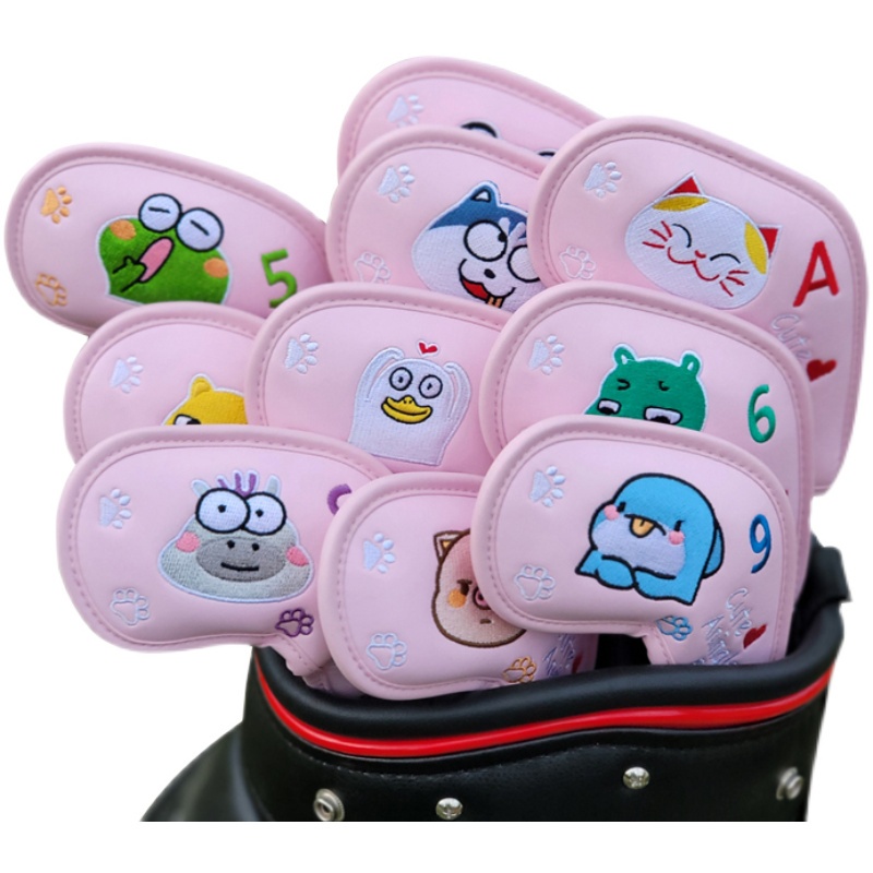 Bộ 87 vỏ bọc đầu gậy đánh golf họa tiết hoạt hình dễ thương
