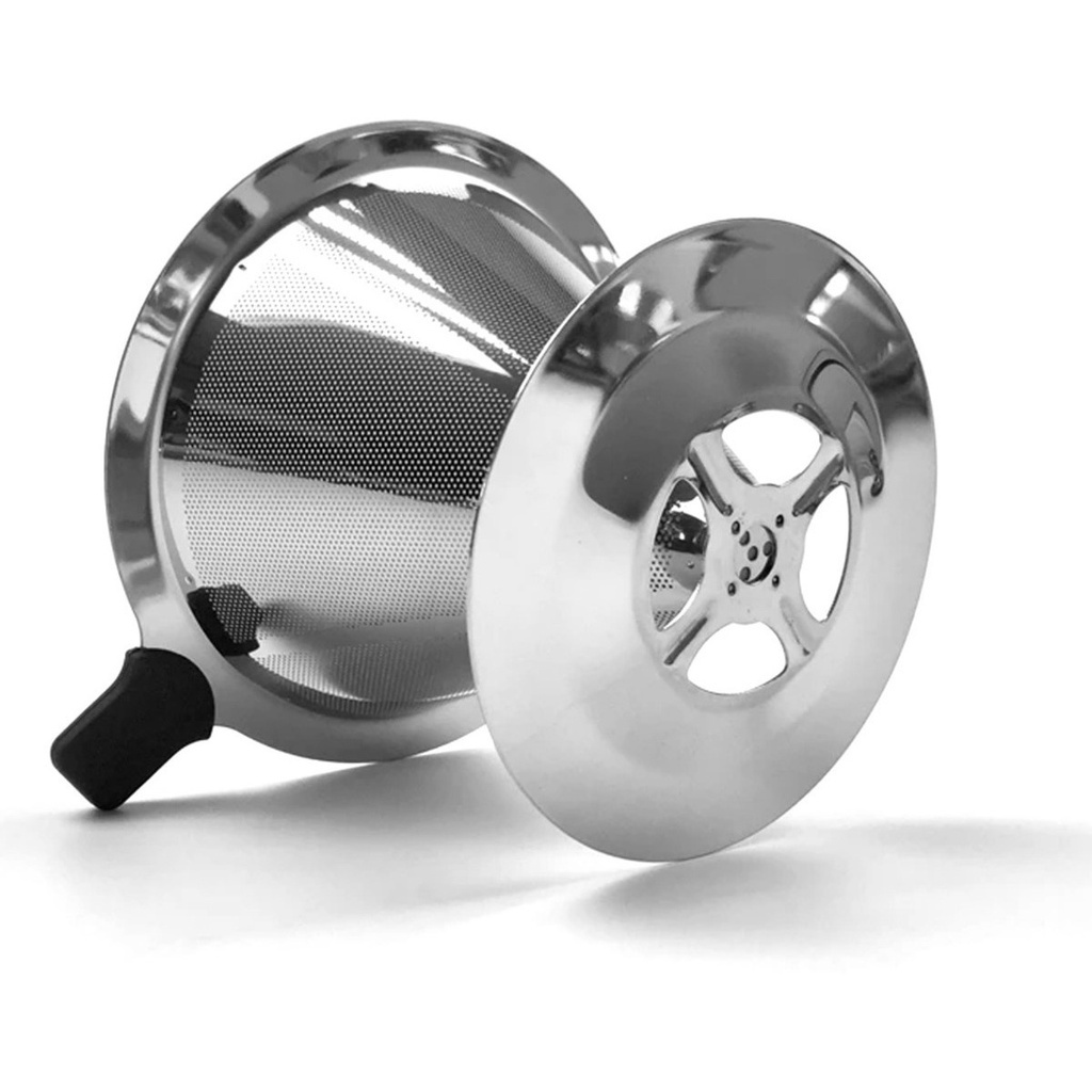 Cốc Lọc Cà Phê Nhỏ Giọt Bằng Thép Không Gỉ 304 Hai Lớp Tái Sử Dụng Được