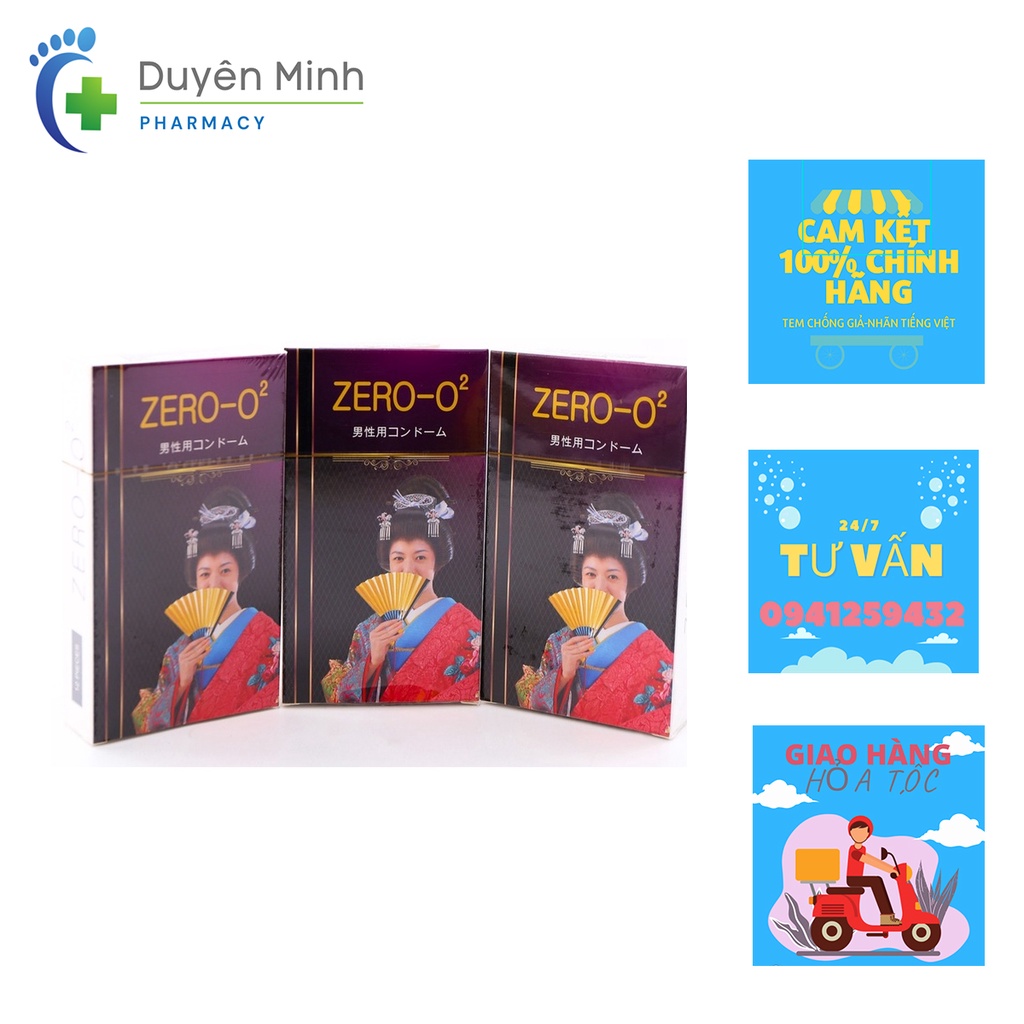 BAO CAO SU ZERO O2 SIÊU MỎNG 0.02mm HỘP 12c NHẬP KHẨU NHẬT CHÍNH HÃNG 100%