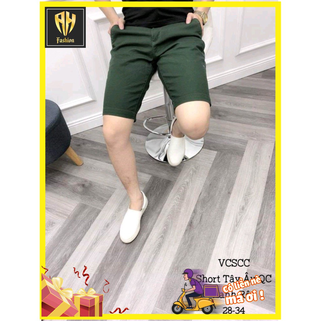 ẢNH THẬT_QUẦN SHORT TÂY ÂU NAM 5 MÀU CAO CẤP AHFASHION | BigBuy360 - bigbuy360.vn