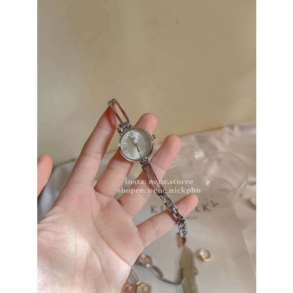 Đồng hồ nữ JW mặt tròn DÂY MÓC MÓC nhiều màu 23mm đáng yêu