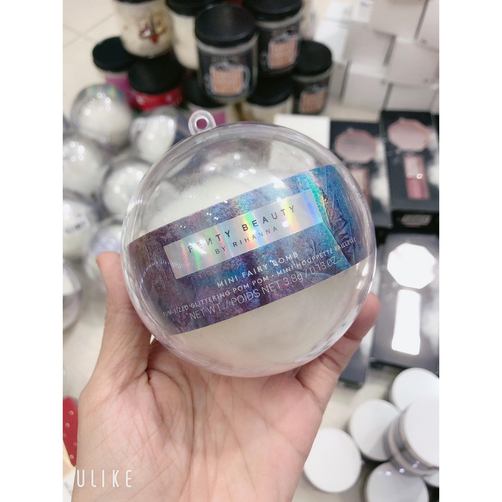 [MINI 3.8G ] BẮT SÁNG BODY FENTY BEAUTY MINI FAIRY BOMB GLITTERING POM POM