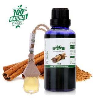 Combo tinh dầu quế +tinh dầu quế treo xe hơi, tủ áo