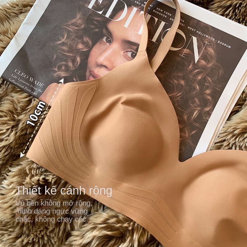 Áo Ngực Không Đường May Không Gọng Thép Mỏng Cỡ Nhỏ Hình Tai Thỏ Chống Chảy Xệ Cho Nữ 220604