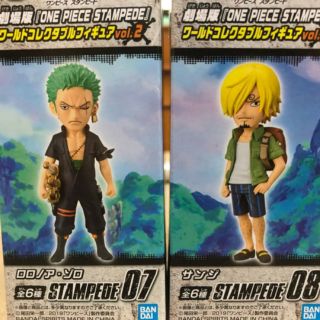 Mô hình Zoro & sanji WCF Stampede chính hãng
