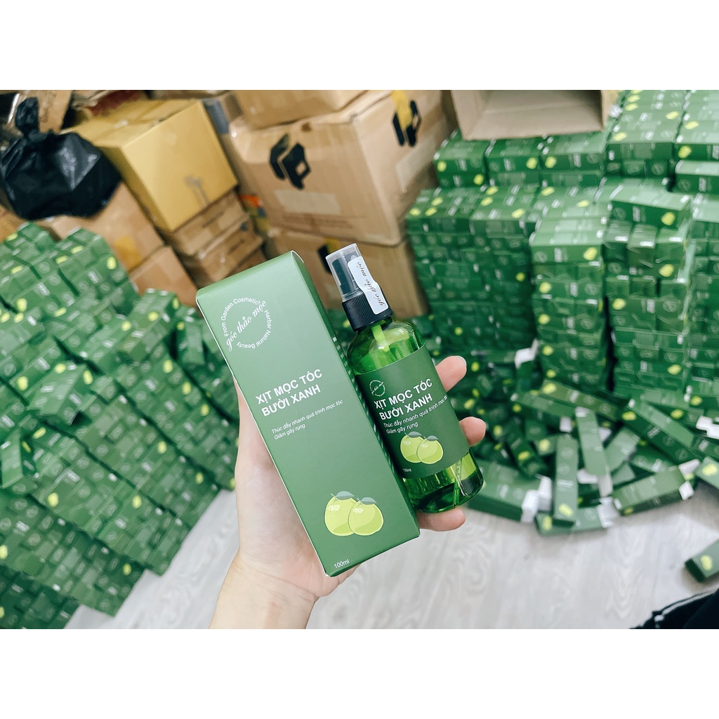 XỊT DƯỠNG KÍCH THÍCH MỌC TÓC CHIẾT XUẤT TỪ BƯỞI XANH CHAI 100ML